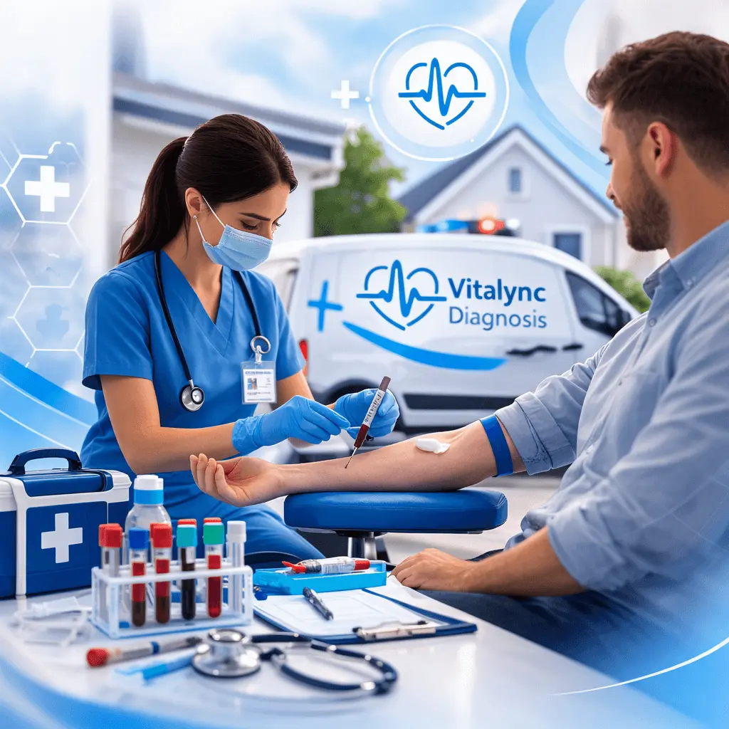 Home blood sample collection service