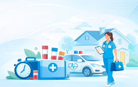 Mobile Phlebotomy around the M25 - Home blood sample collection